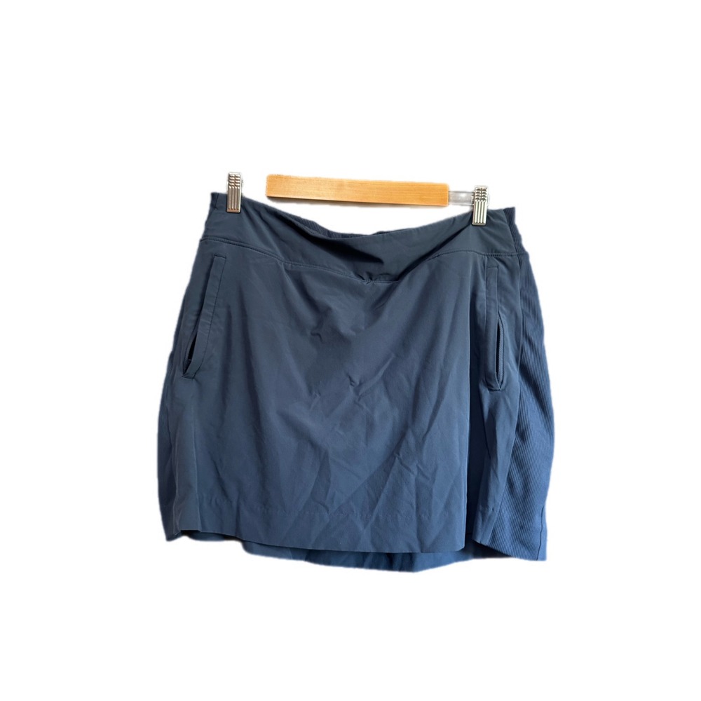 Members mark Skort Womens 10 Blue Excellent Athletic Golf Tennis Hiking Pockets‎